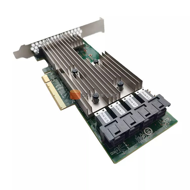 thumbnail image 2 of LSI 9305-16i SAS SATA 12Gbps RAID Controller PCIe 3.0 X8 - IT Mode, 4x SFF-8643 2 of 5