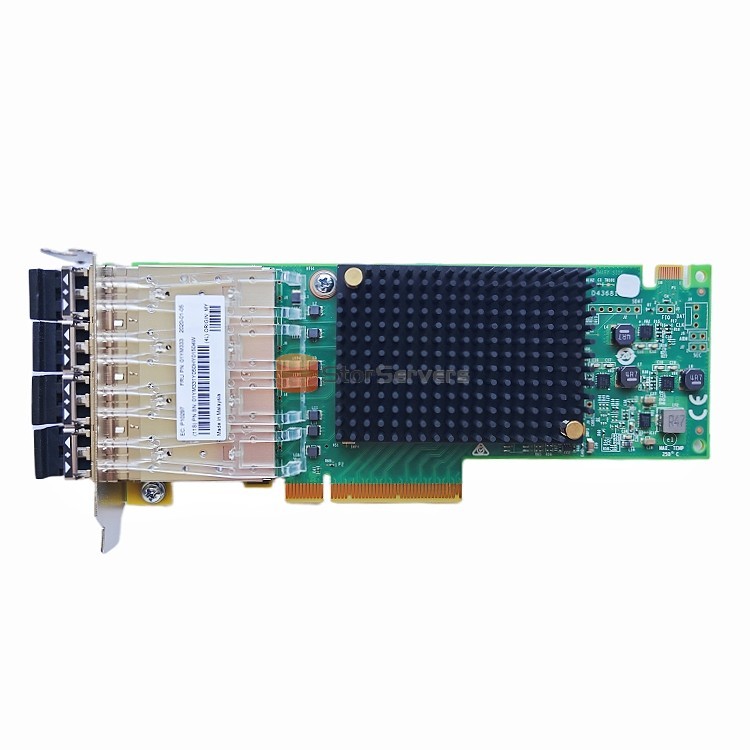 Emulex LPE31004-M6 Fiber Card 4-Port 16GFC Fibre Channel FC HBA