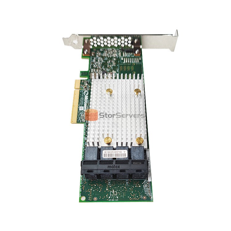 LSI 9400-16i HBA Card 12Gbps PCIe 3.0 – 16-Port IT Mode JBOD – Includes 4x SFF-8643 Cables