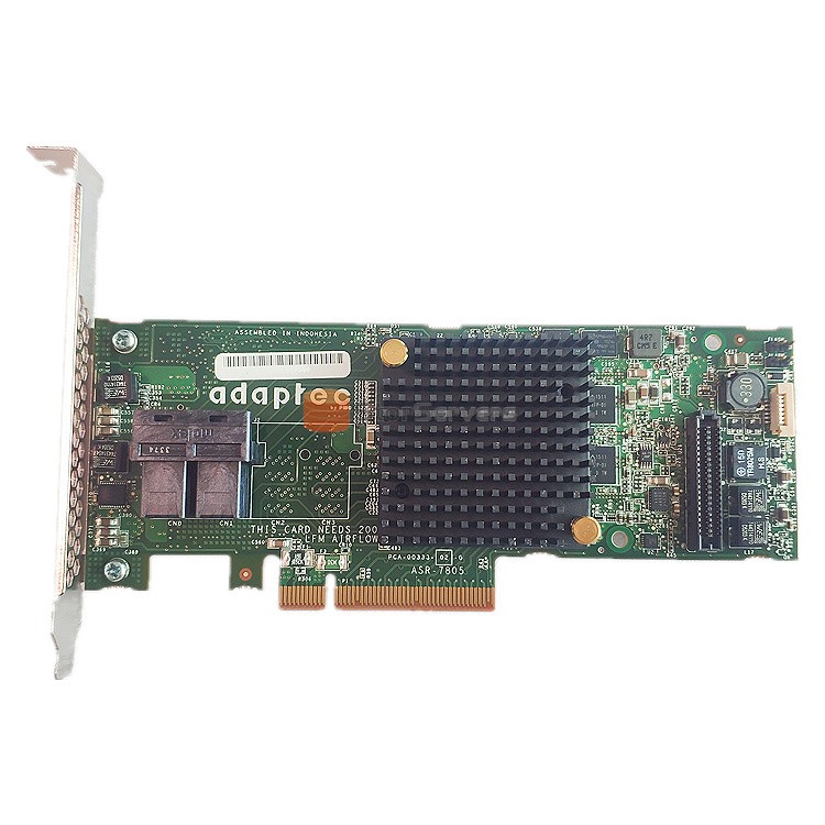 Adaptec RAID 7805 ASR7805 6Gbps SAS/SATA MD2 – Low Profile for servers