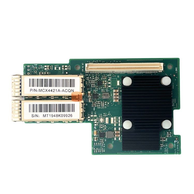 MCX4421A-ACQN CONNECTX-4 LX EN 25GBE Dual-Port SFP28 PCIE3.0 Network Interface Card for OCP