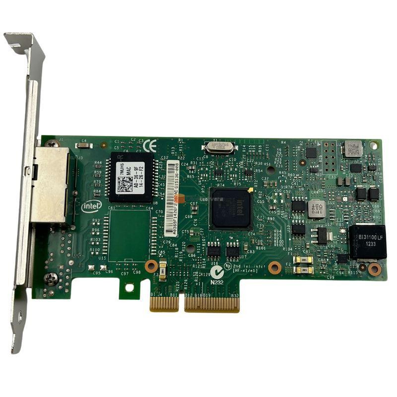 Network Card I350-T2 PCIe 2.1 x4 2-BASE-T, 1G RJ-45 Ethernet Server Adapter