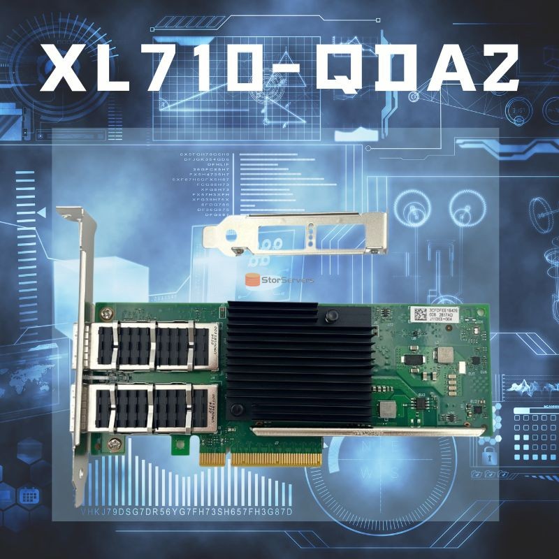 XL710QDA2BLK XL710-QDA2 Dual Port 40GbE Ethernet Converged Network Adapter