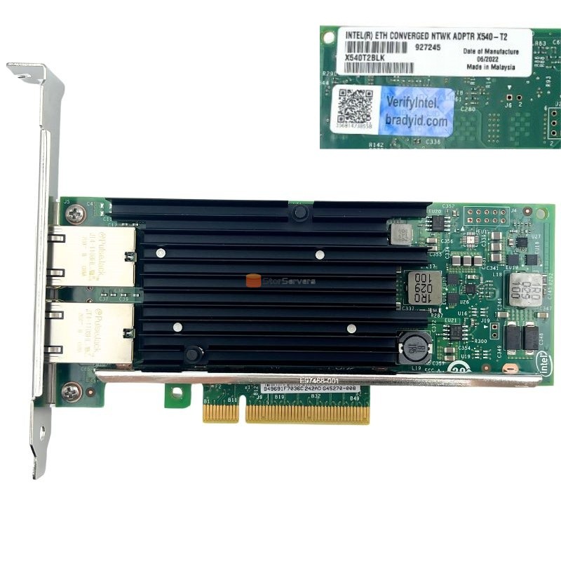 Network Card X540-T2 2-port 10G Ethernet