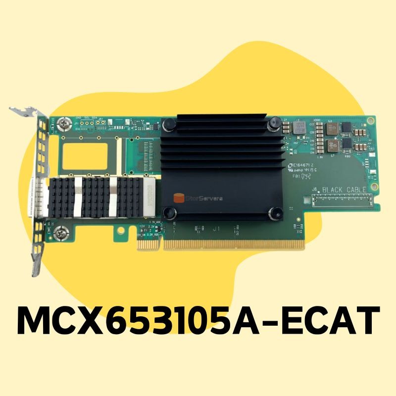 Original Network Adapter MCX653105A-ECAT 100GbE QSFP56 In stock