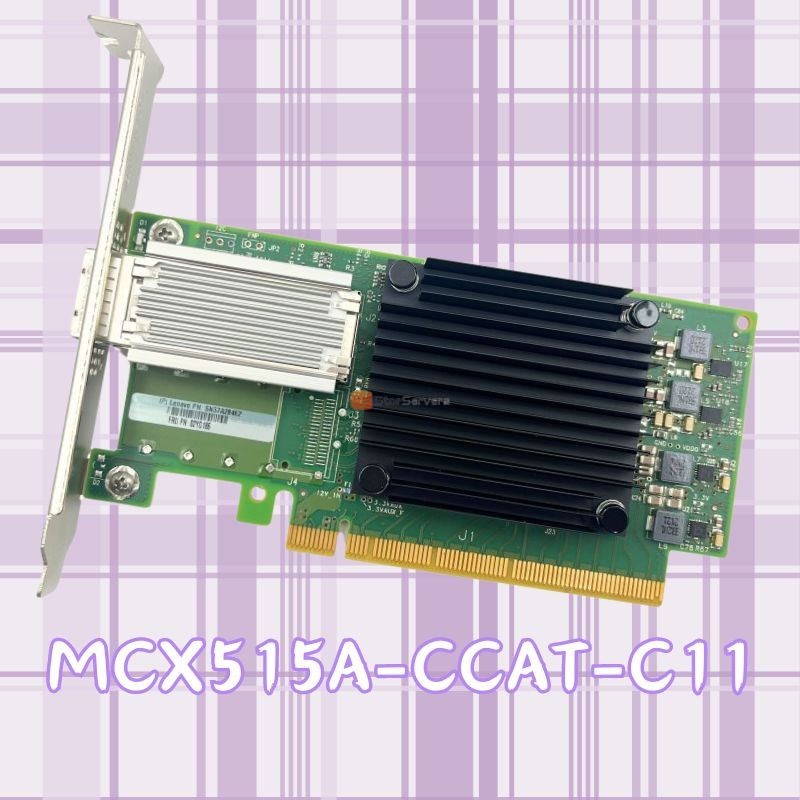 Network Adapter Card MCX515A-CCAT-C11 PCIe 3.0 x16 1-port 100G QSFP28 In stock