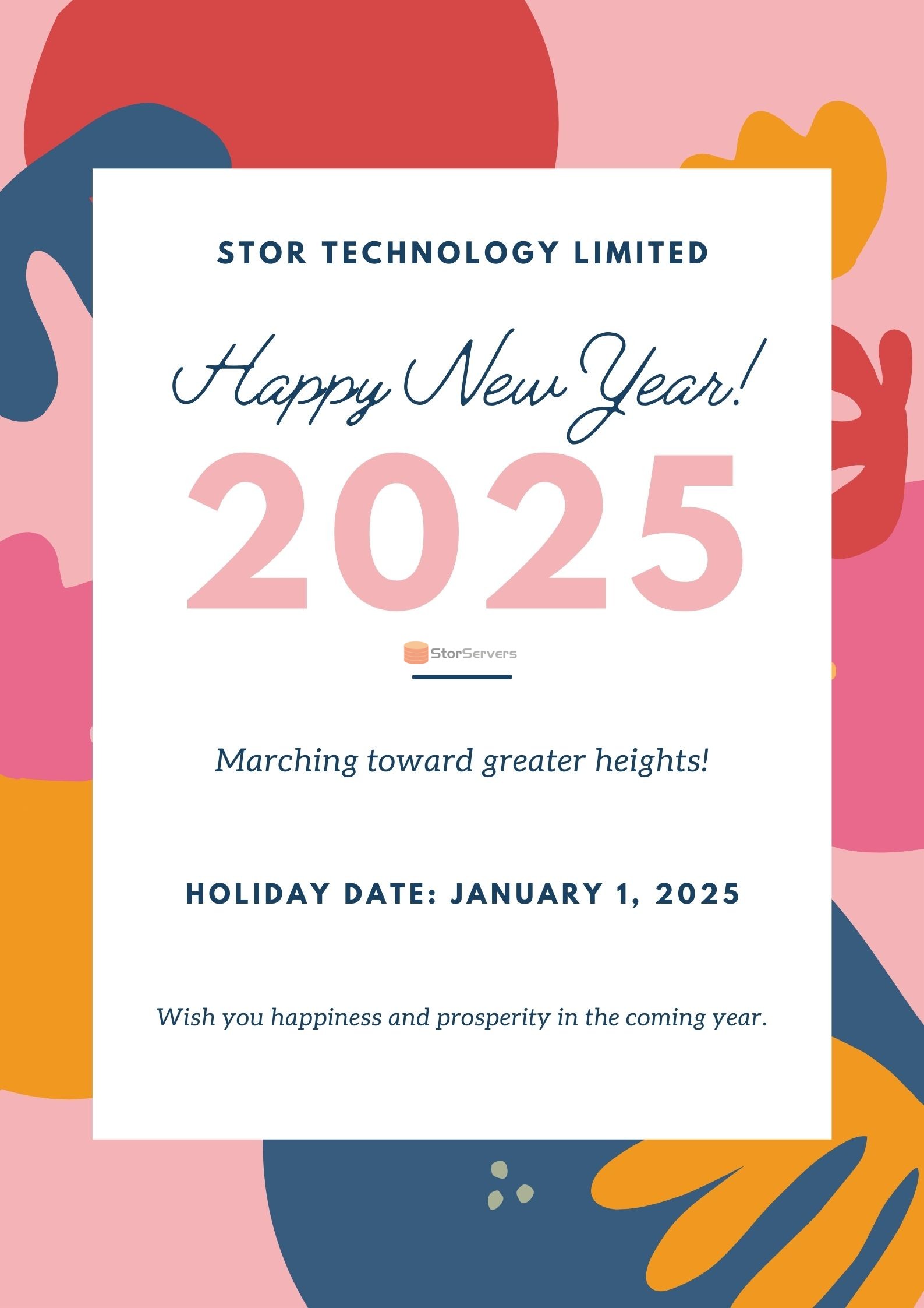 With very best wishes for your happiness in the New Year